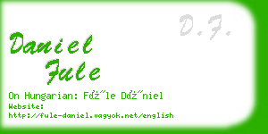 daniel fule business card